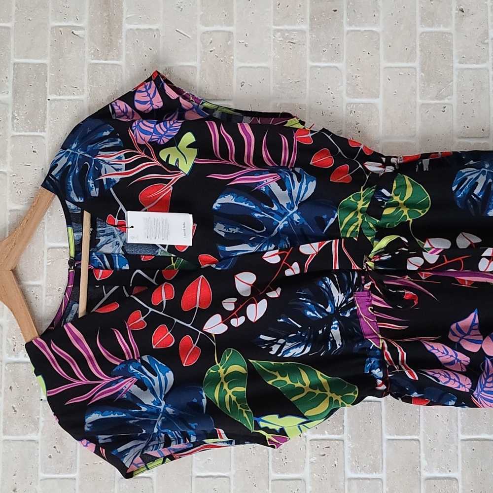 Desigual Women's Multicolor Viscose Summer  Jumpsuit (Sz M)